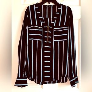 Pinstriped Blouse